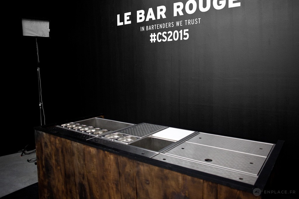 Bar mobile - Le Bar Rouge - Cocktails Spirits 2015